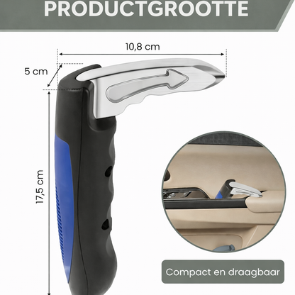 2-in-1 Auto Uitstaphulp met Veiligheidshamer